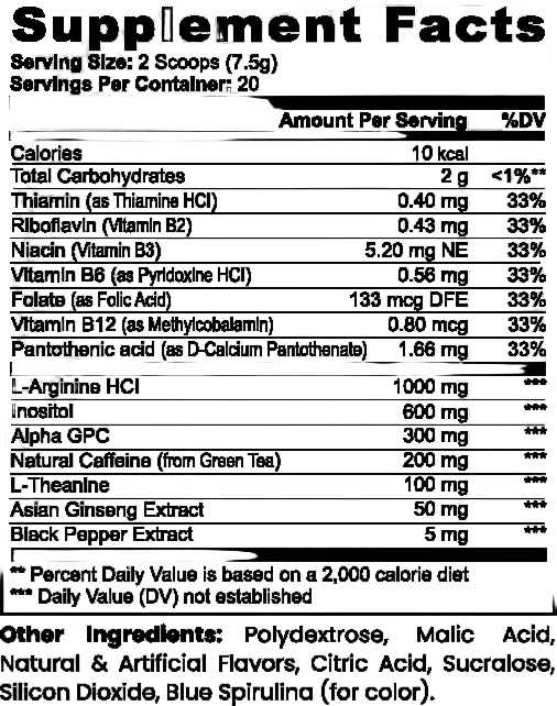 Focus Powder (Sour Gummi Worm)
