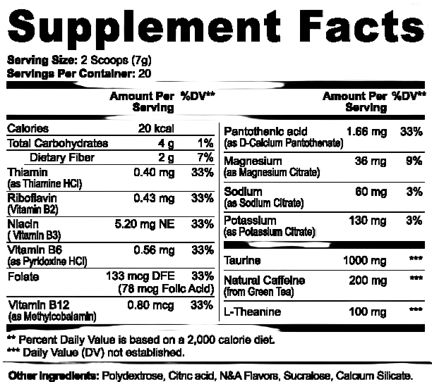 Energy Powder (Lychee Splash Energy)